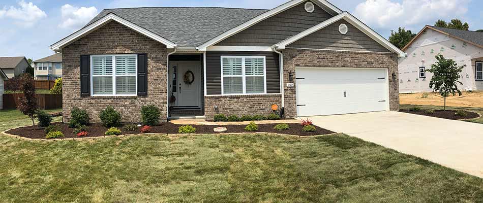 New sod installation at a home in Edwardsville, IL.