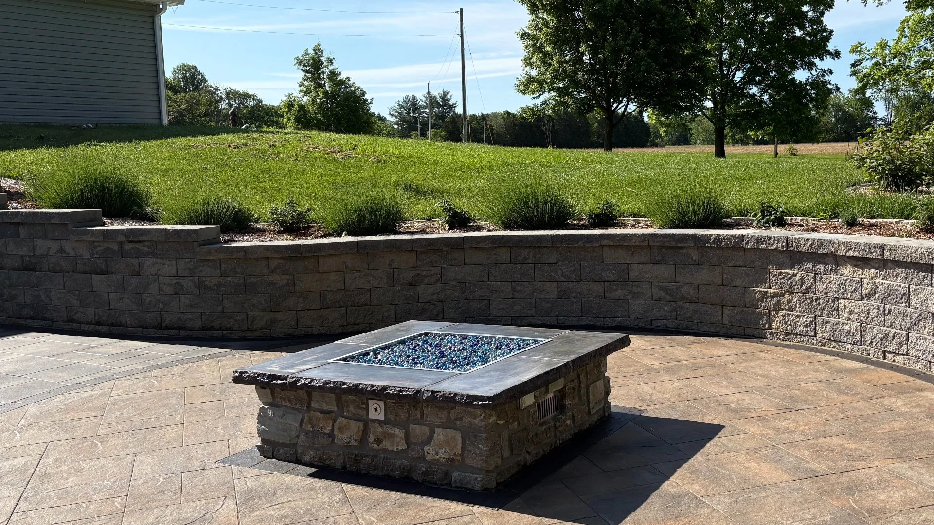 Transforming This Outdoor Area: Pavilion, Fire Pit, Outdoor Kitchen & More