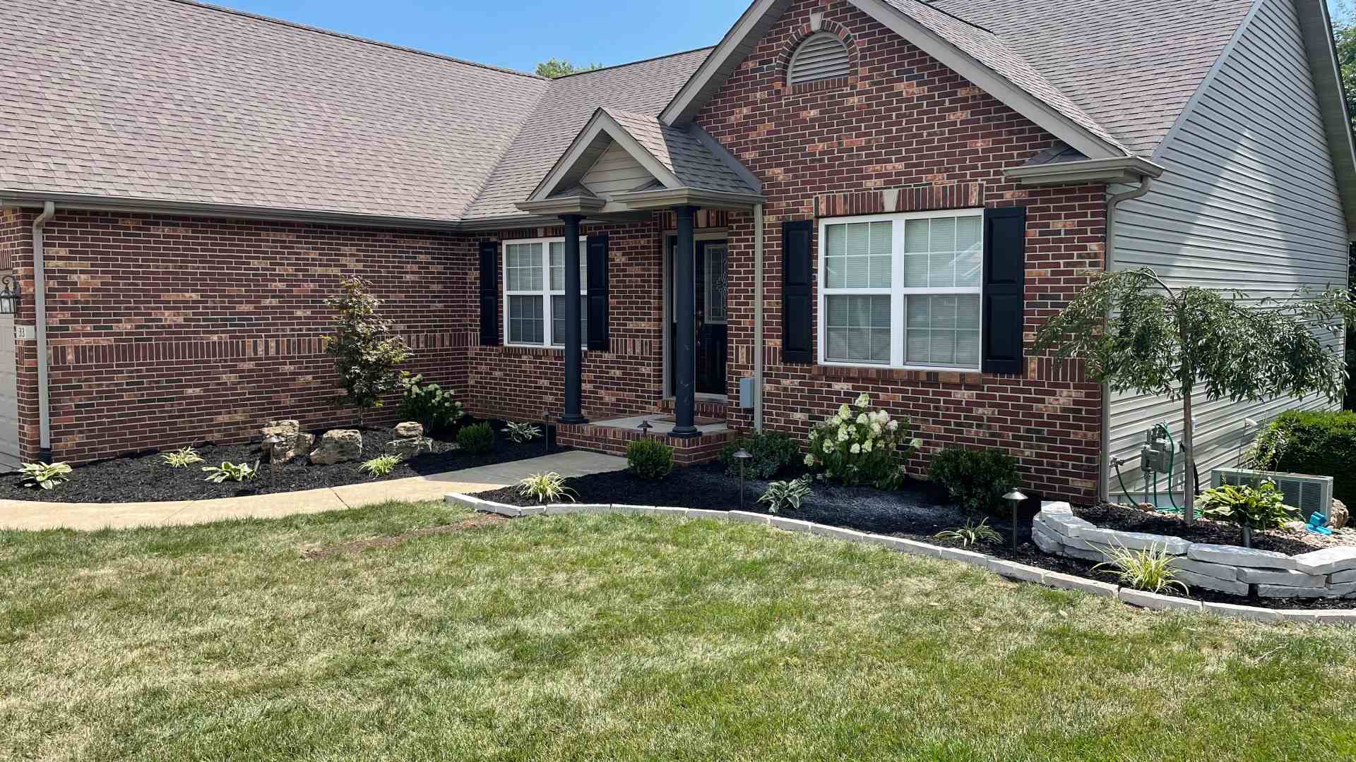 Landscape Bed Makeover Project in Maryville, IL