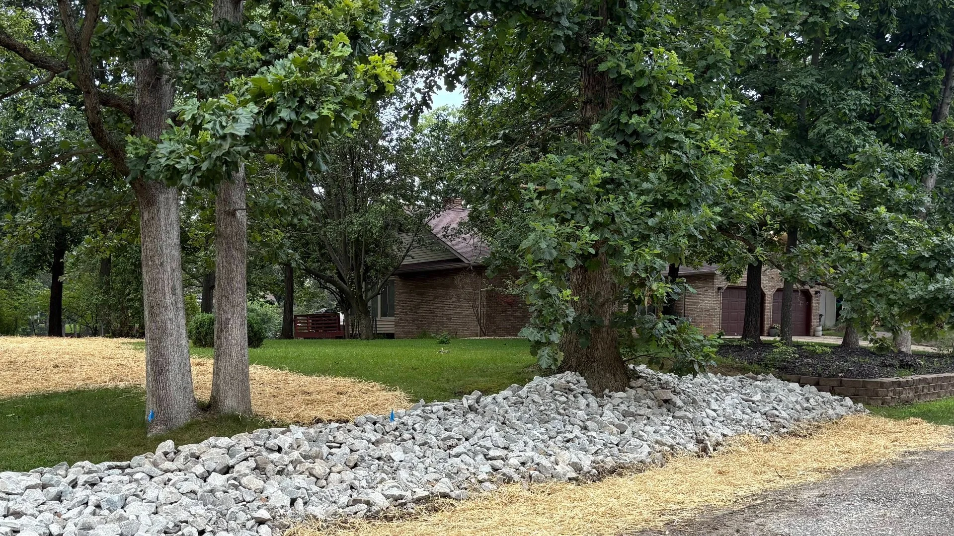 Landscape Bed Installation & Erosion Control in O’Fallon, IL